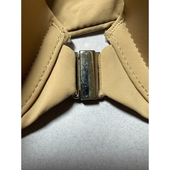 SOMA Nude Tan Memorable FULL COVERAGE Lace Trim Bra Size 34D - Picture 13 of 13